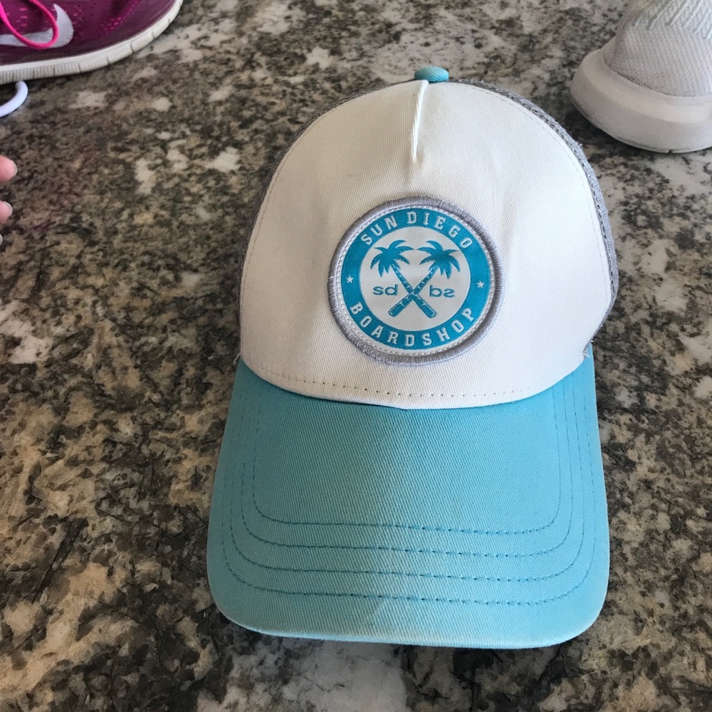 San Diego board shop trucker hat